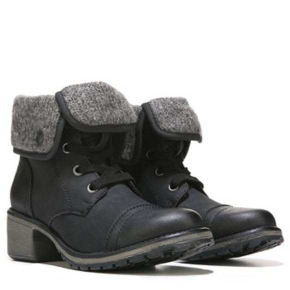 Roxy Shoes - Roxy Black Pepper Lace-up Boots Size 9 NWOT